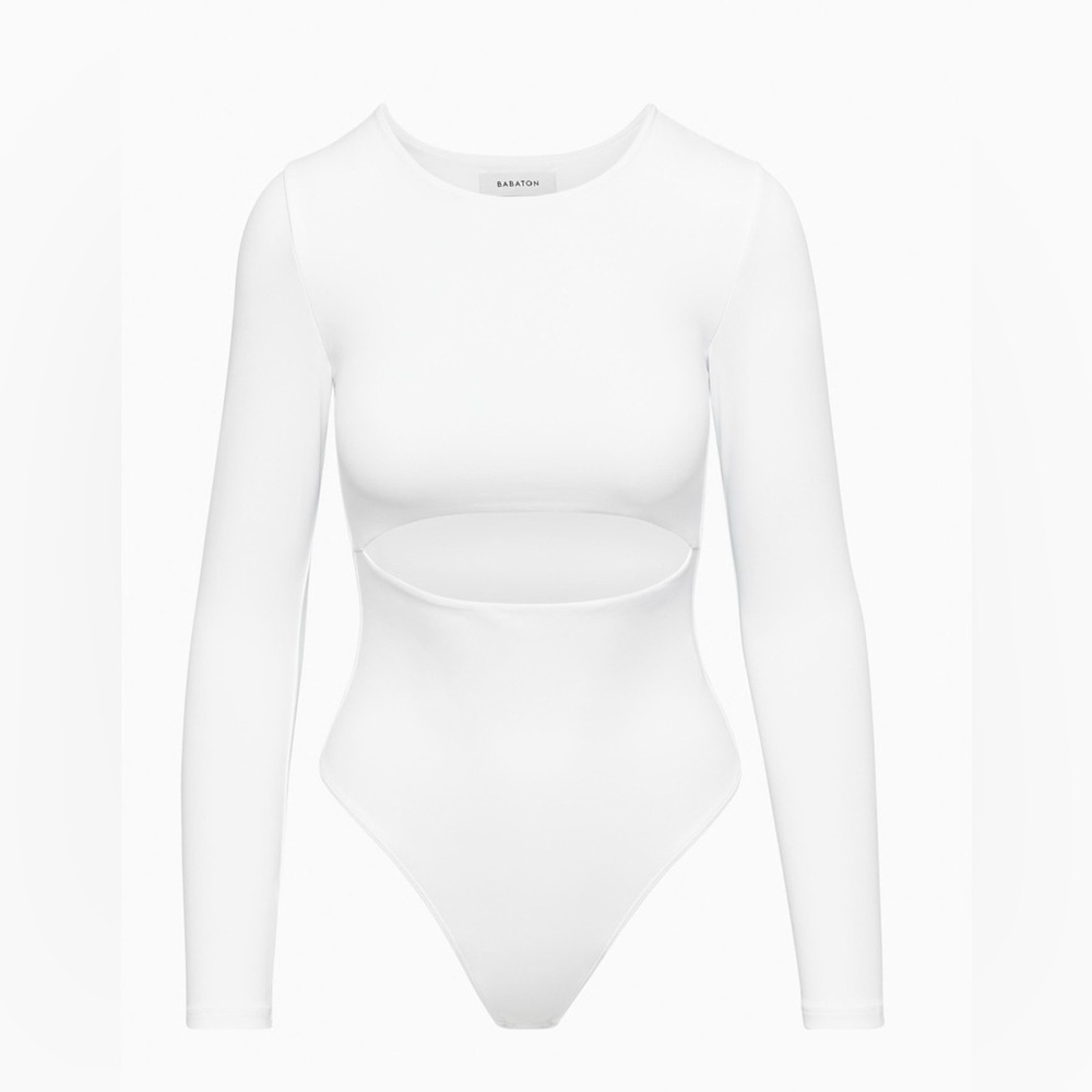 ARITZIA BABATON Segovia Contour Bodysuit in Iced Lavender